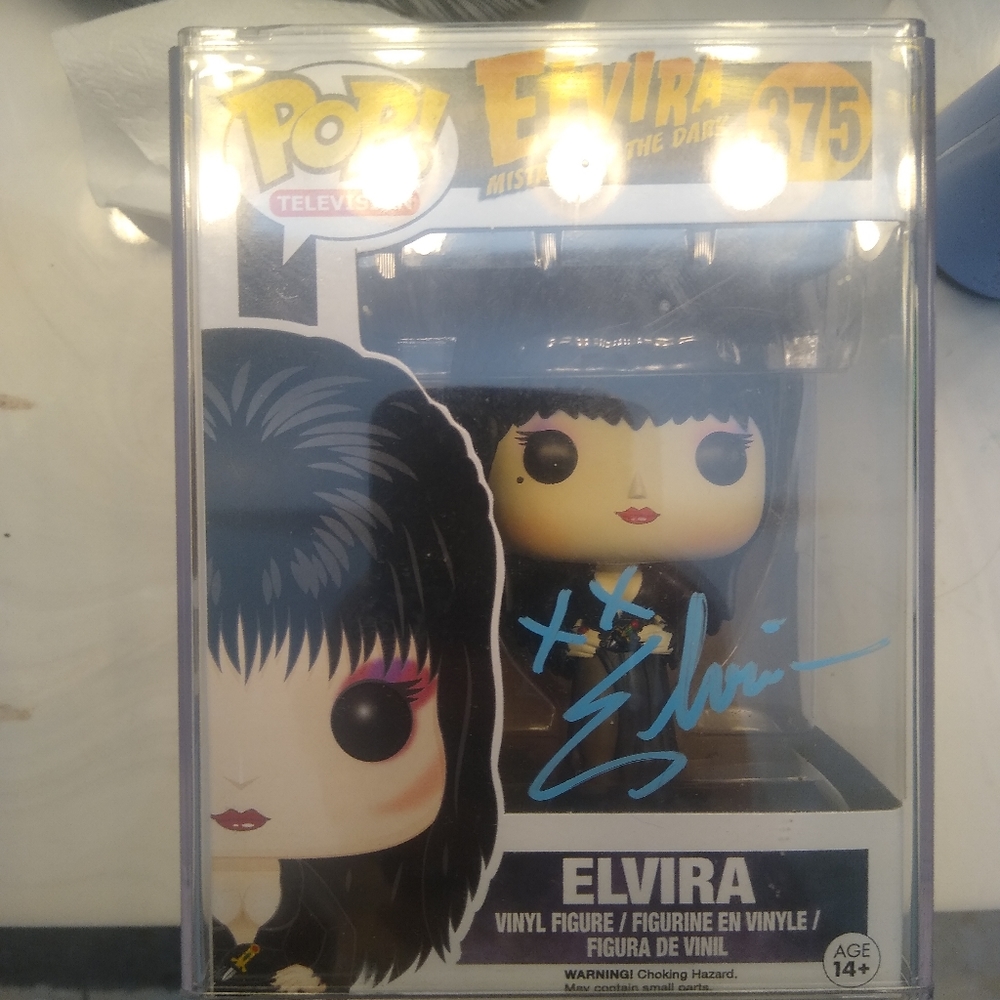 Signed Elvira Funko